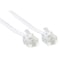 Newhouse Hardware 15 ft Telephone Extension Cord, With RJ11 (6P4C) Connectors, White, 5PK BC15-WH-05 - alternate 4